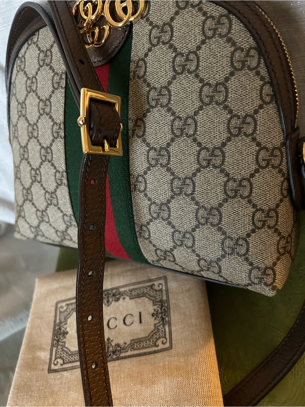 Authentic Gucci Ophidia Small Shoulder Bag - Picture 9 of 12
